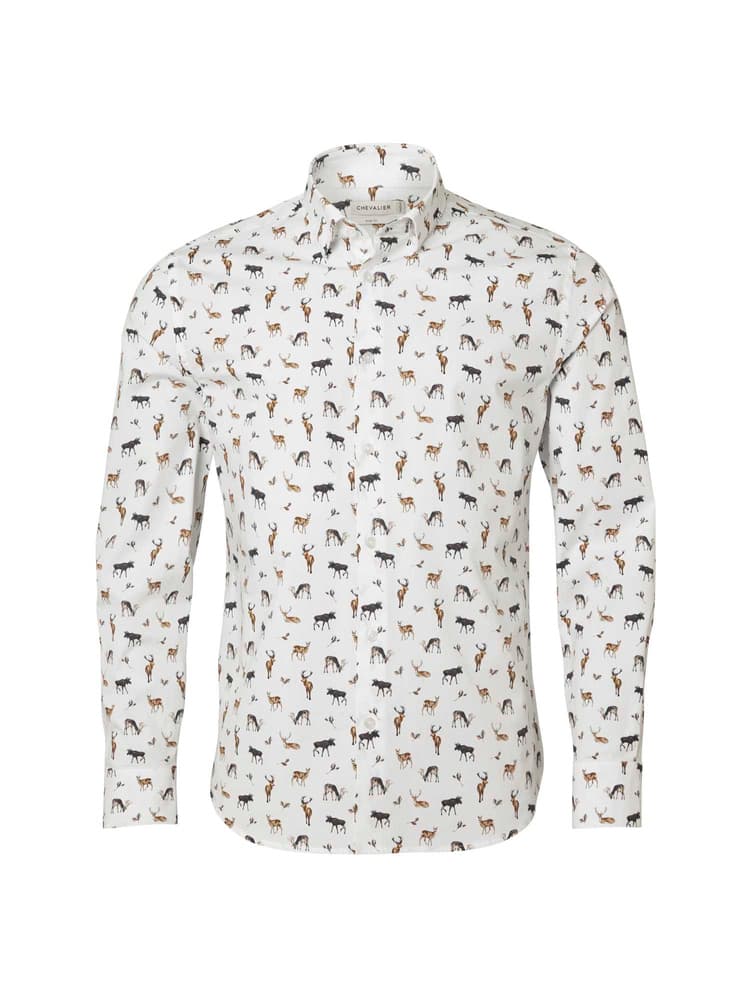Danson Contemporary Fit Shirt Men Royal Family Print, view: 0