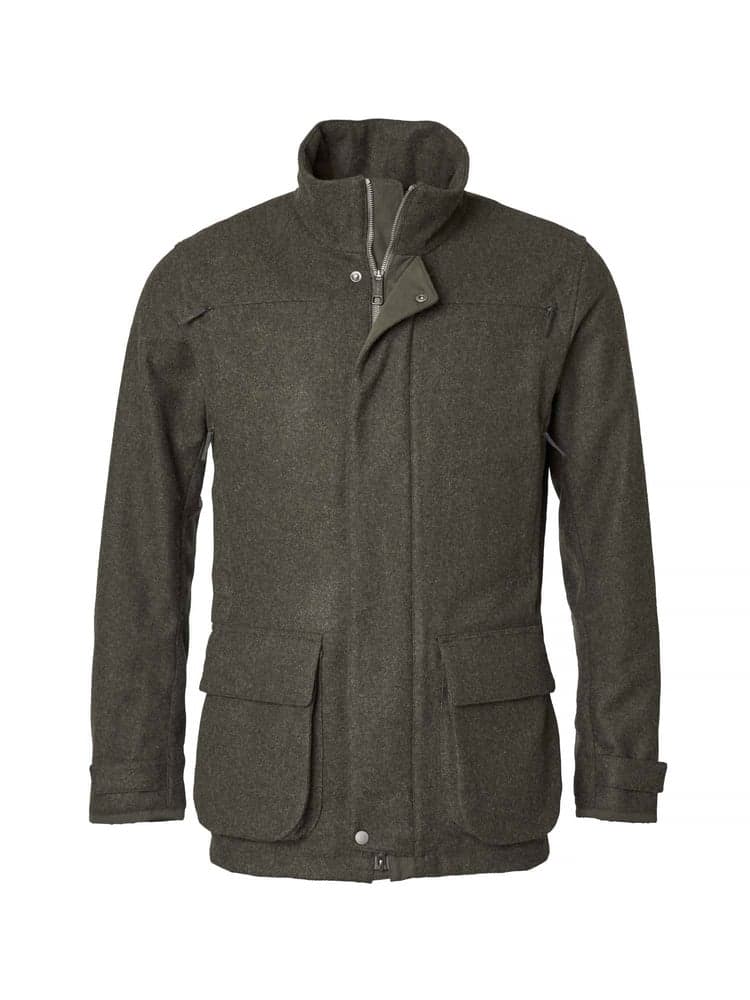 Loden Wool Jacket Men 2.0 Dark Green Melange, view: 0