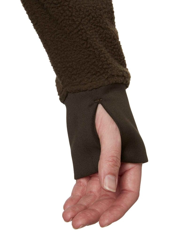 Pax Light Pile Jacket Women Leather Brown, view: 3