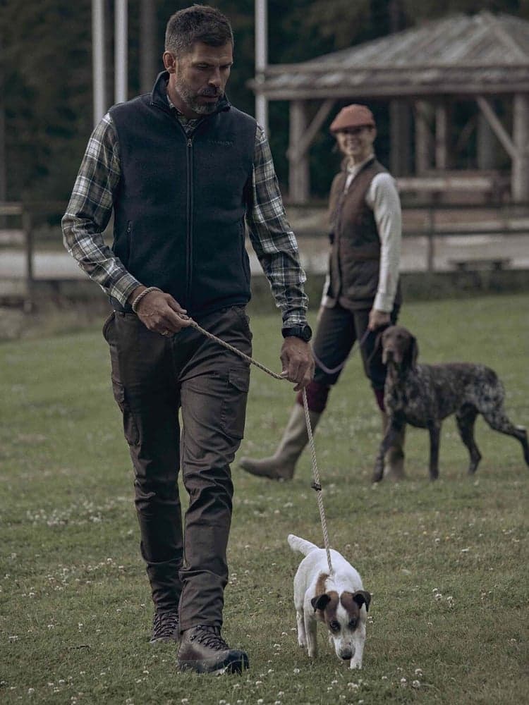 Vintage Original Pants Men Leather Brown, view: 3