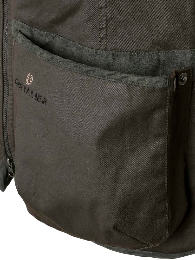 Vintage Dogsport Vest Women Leather Brown, view: 4