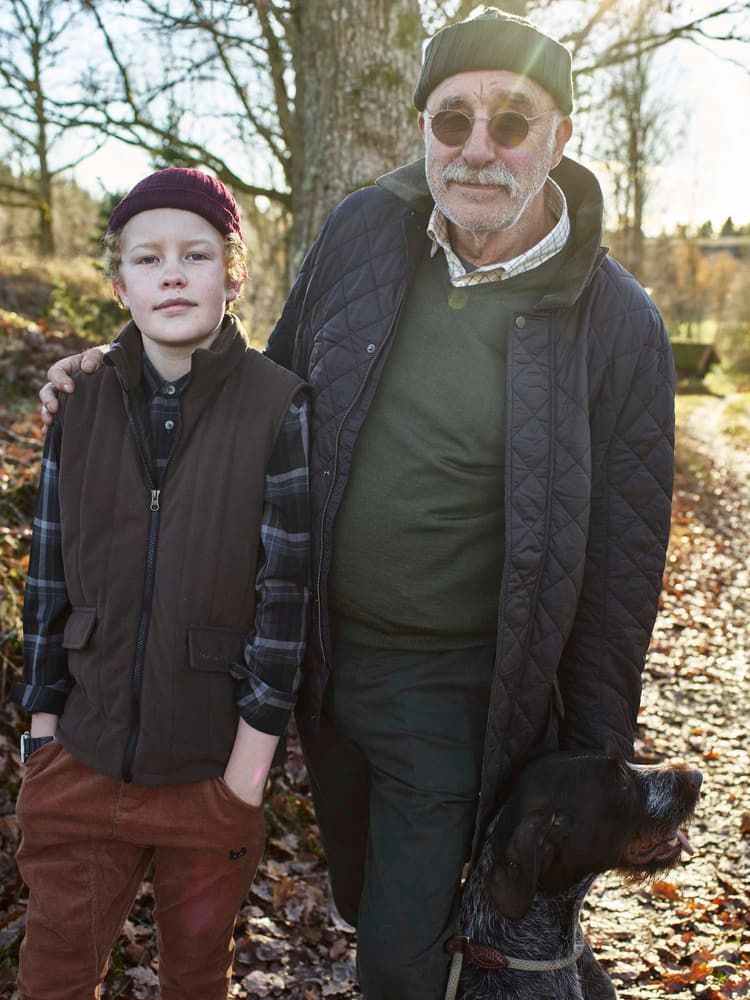 Calf Fill130 Vest Junior Leather Brown, view: 4