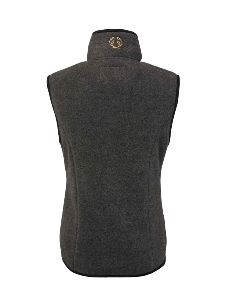 Mainstone Fleece Vest Women Anthracite w Black, view: 1