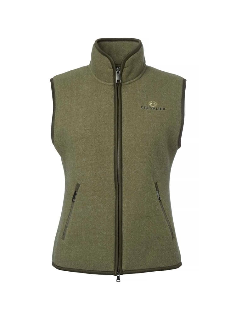 Mainstone Fleece Vest Women Khaki Green, view: 0