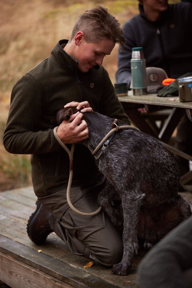 Mainstone Fleece Jacket Men Autumn Green, view: 1