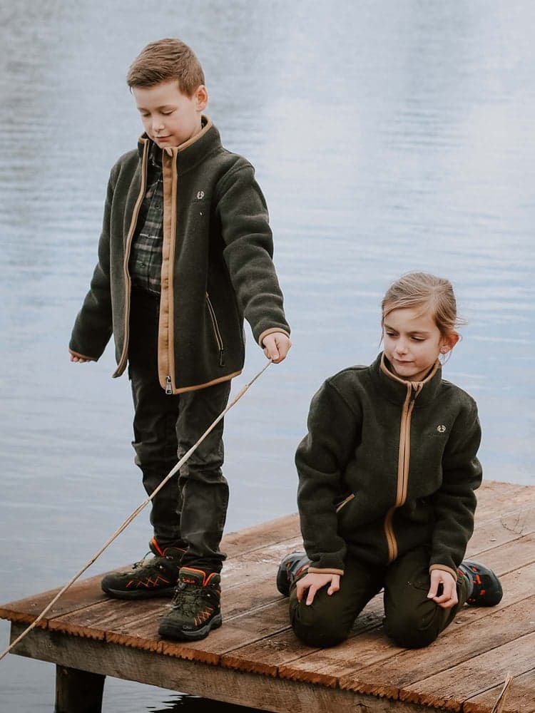 Mainstone Fleece Jacket Junior Autumn Green, view: 1