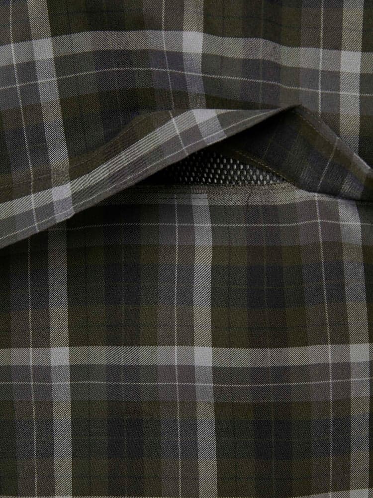 Chill Shooting Fit Coolmax Shirt Men Fern Green Checked, view: 5