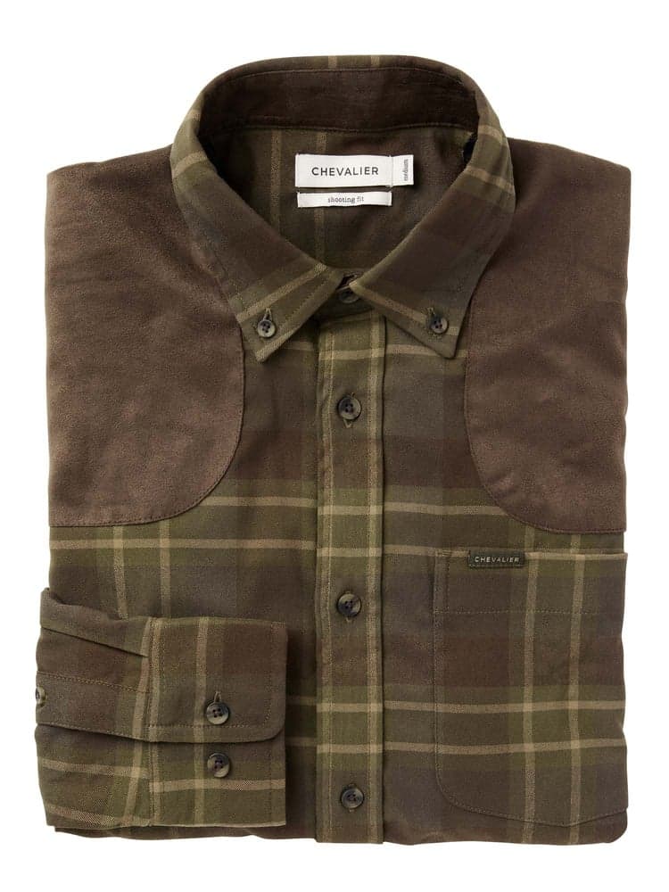 Chill Shooting Fit Coolmax Shirt Men Pinegrove Green Checked, view: 2