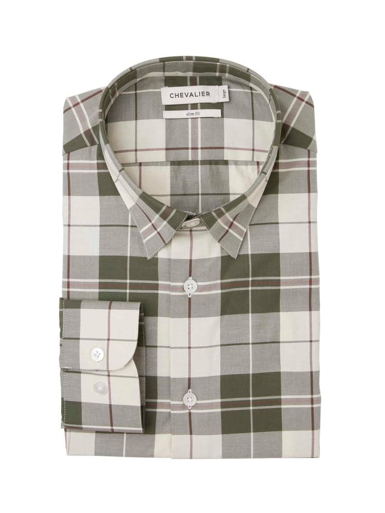 Carlton Contemporary Fit Shirt Men Chevalier Check Light, view: 2