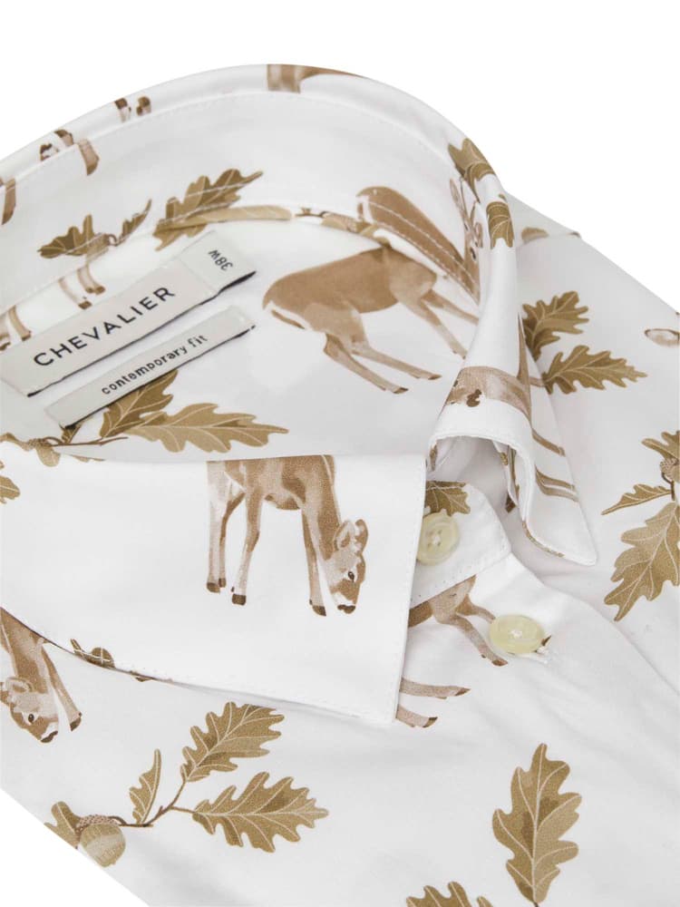 Lindsey Contemporary Fit Shirt Women Oh Deer Brown, view: 3