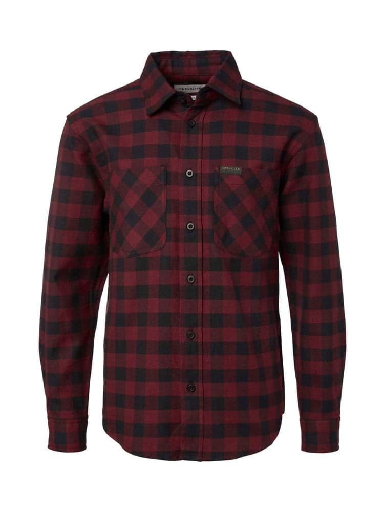 Ferret Flannel Shirt Junior Berry Red Checked, view: 4