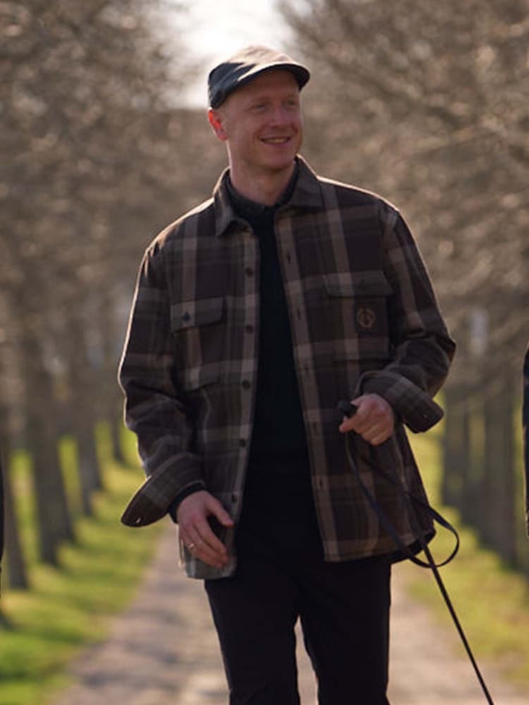 Axe Overshirt Men Timber Brown Checked, view: 1