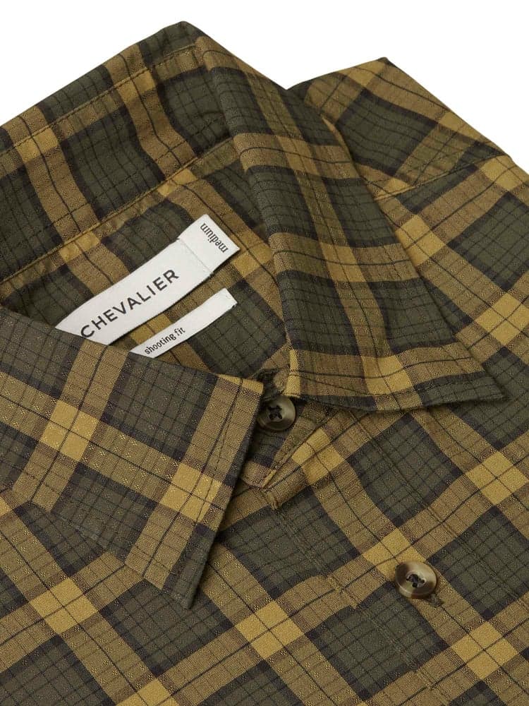 Creek Shooting Fit Coolmax Shirt Men Moss Checked, view: 3