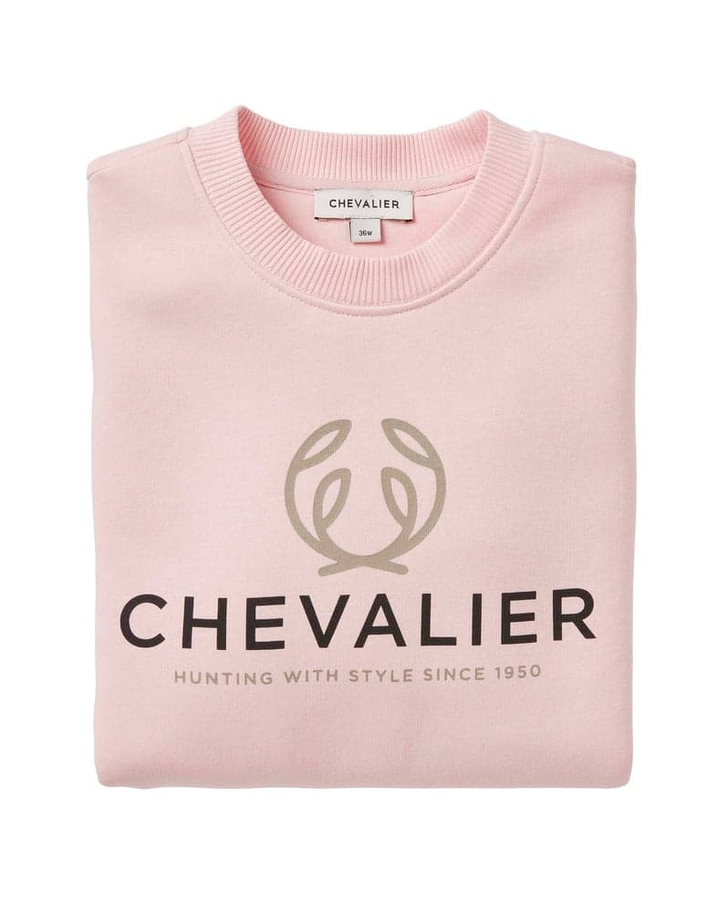 Chevalier Logo Sweatshirt Women Soft Pink, view: 2