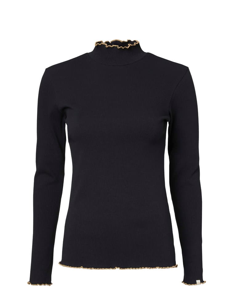 Kelly Longsleeve Top Women Black Night, view: 0