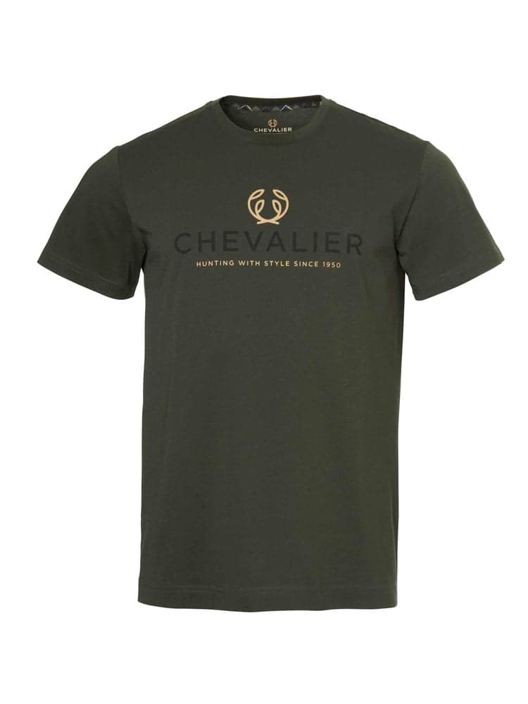 Chevalier Logo T-shirt Men Dark Green, view: 0