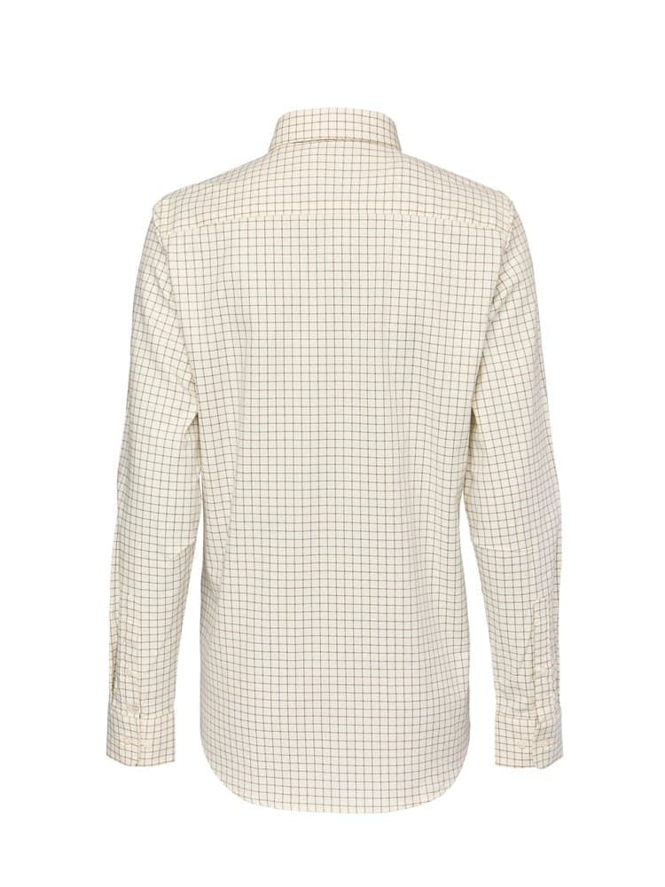 Florence Shooting Fit Stretch Shirt Women Highland Green Tattersall, view: 1