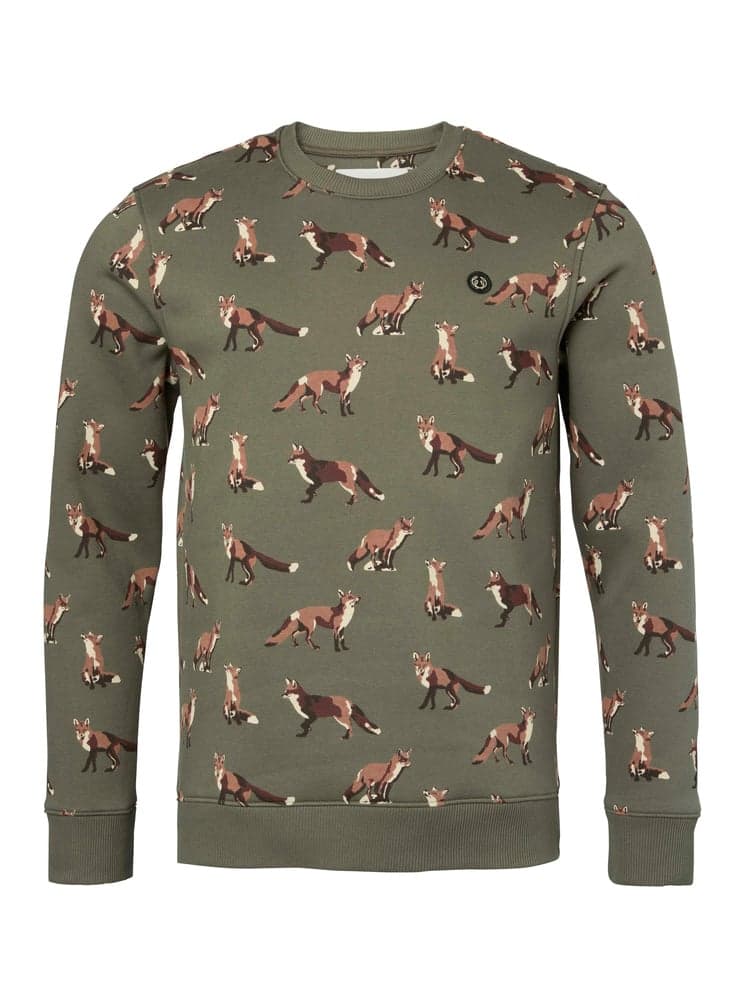Fauna Sweatshirt Men Fox Life, view: 0