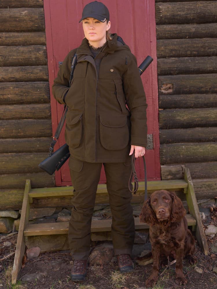 Highland Chevalite Padded Pants Women Dark Forest Green, view: 1