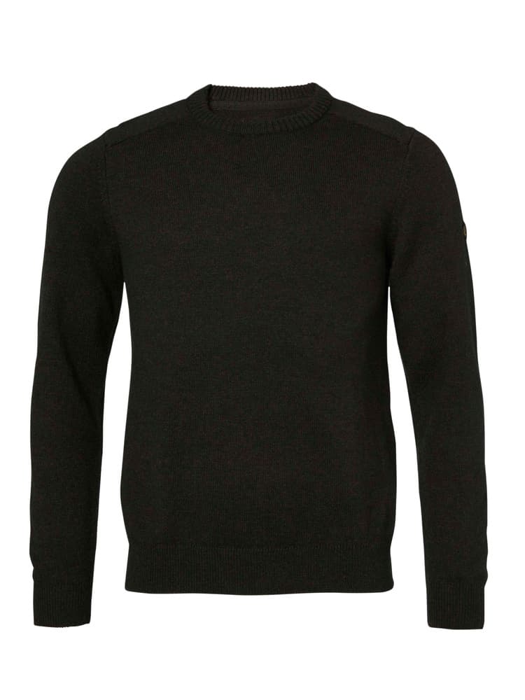 Milford O-Neck Wool Pullover Men Dark Green, view: 0