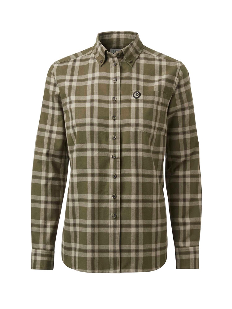 productCard.productImage: Teal Light Flannel Shirt Women Olive Green Checked