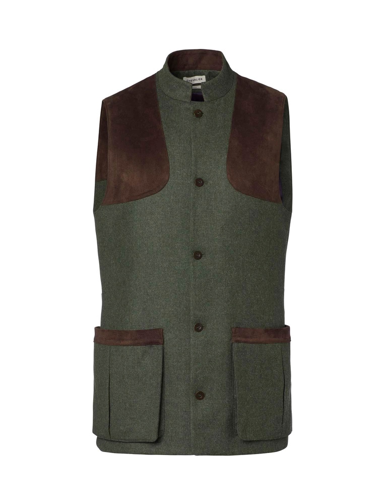 productCard.productImage: Henry Shooting Tweed Vest Men Misty Green