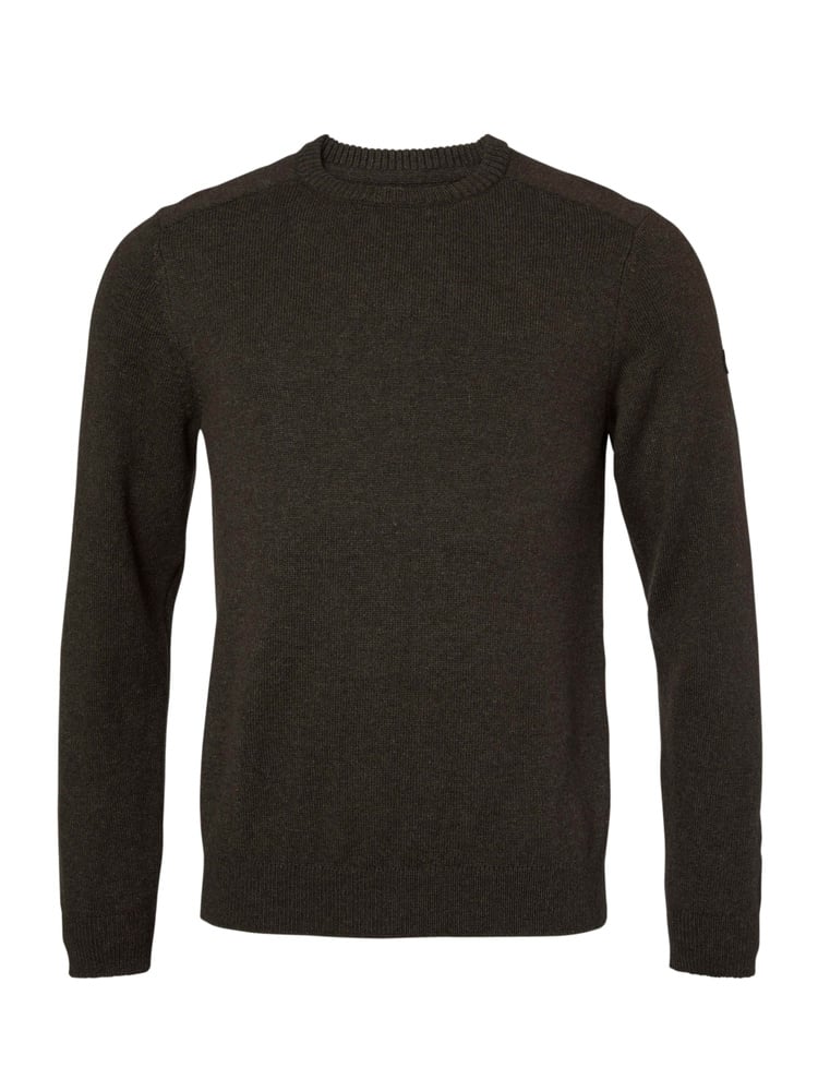 productImage: Milford O-Neck Wool Pullover Men Antler Brown