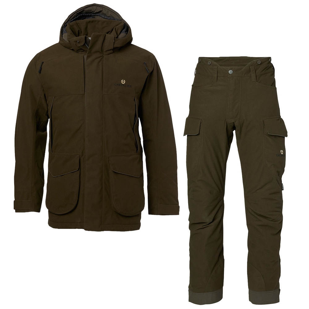 productImage: Hunting Set Highland Chevalite Padded Men, Dark Forest Green