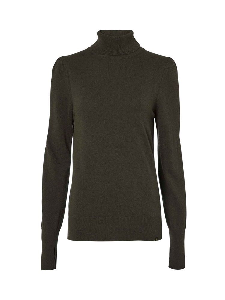 productCard.productImage: Agnes Rollneck Wool Pullover Women Leather Brown