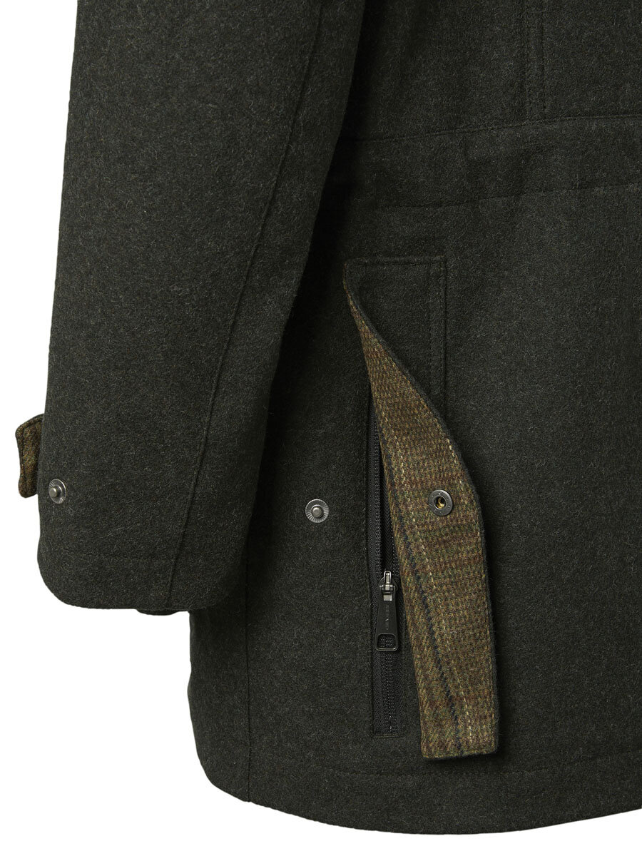 Burley Chevalite Wool Coat Men