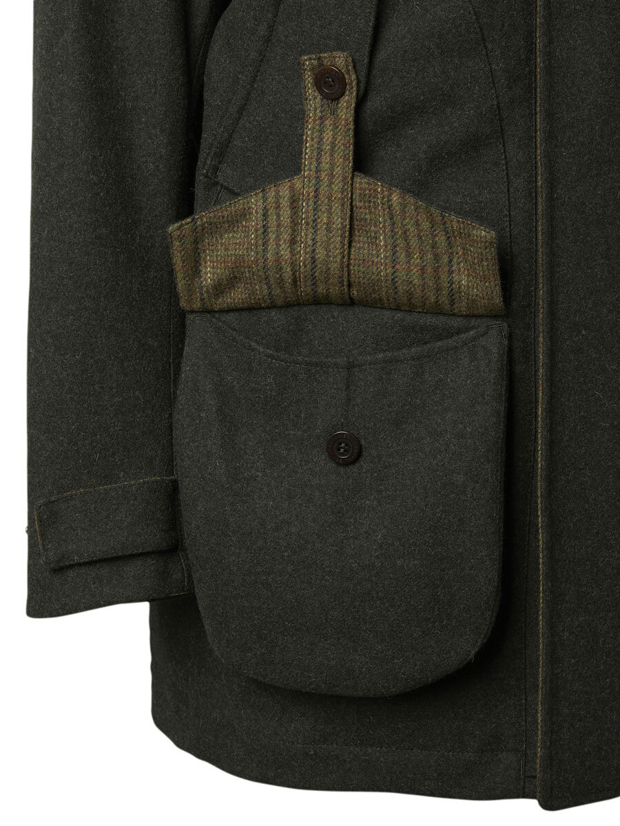 Burley Chevalite Wool Coat Men