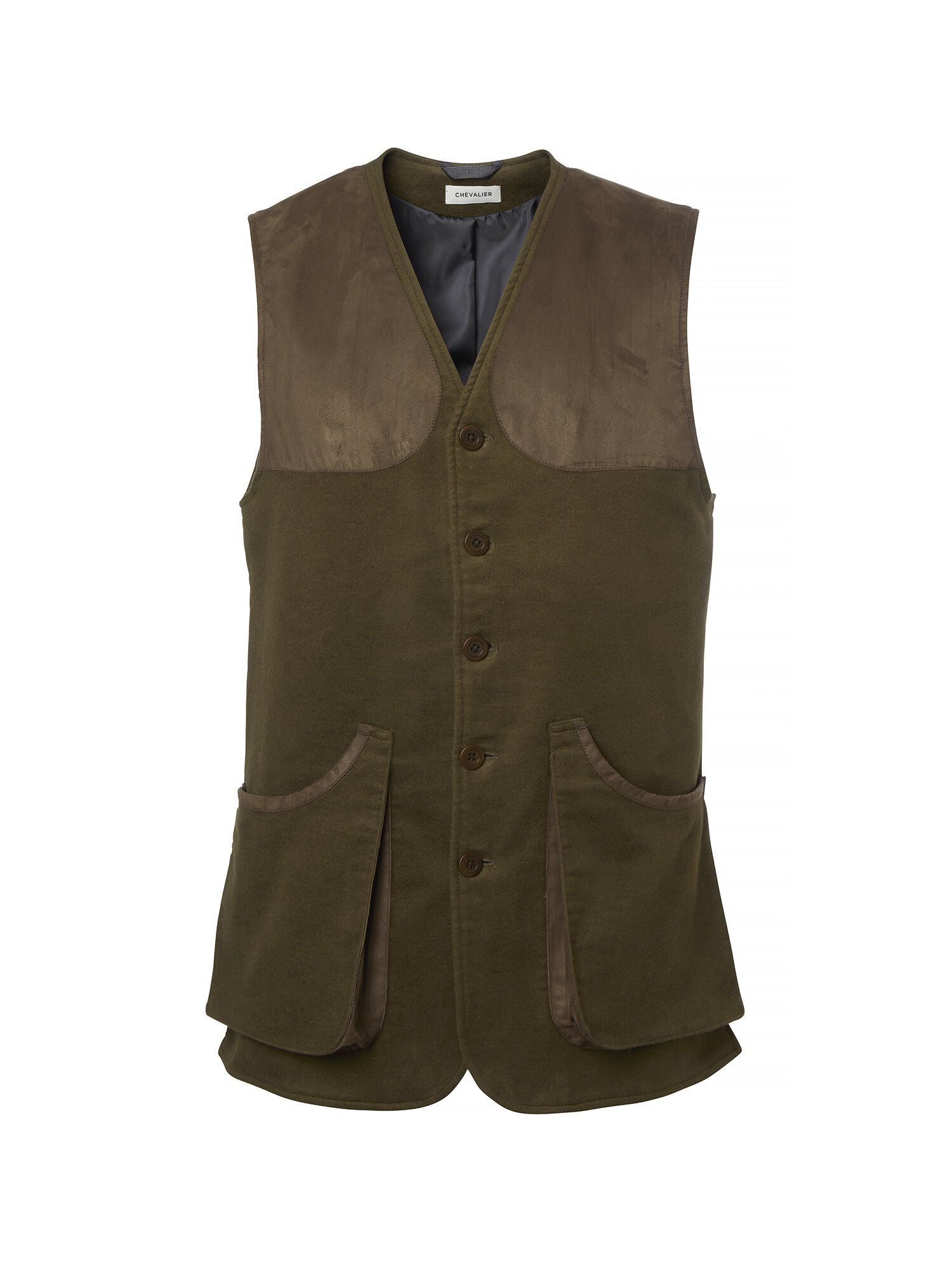 Preston Moleskin Shooting Vest Men
