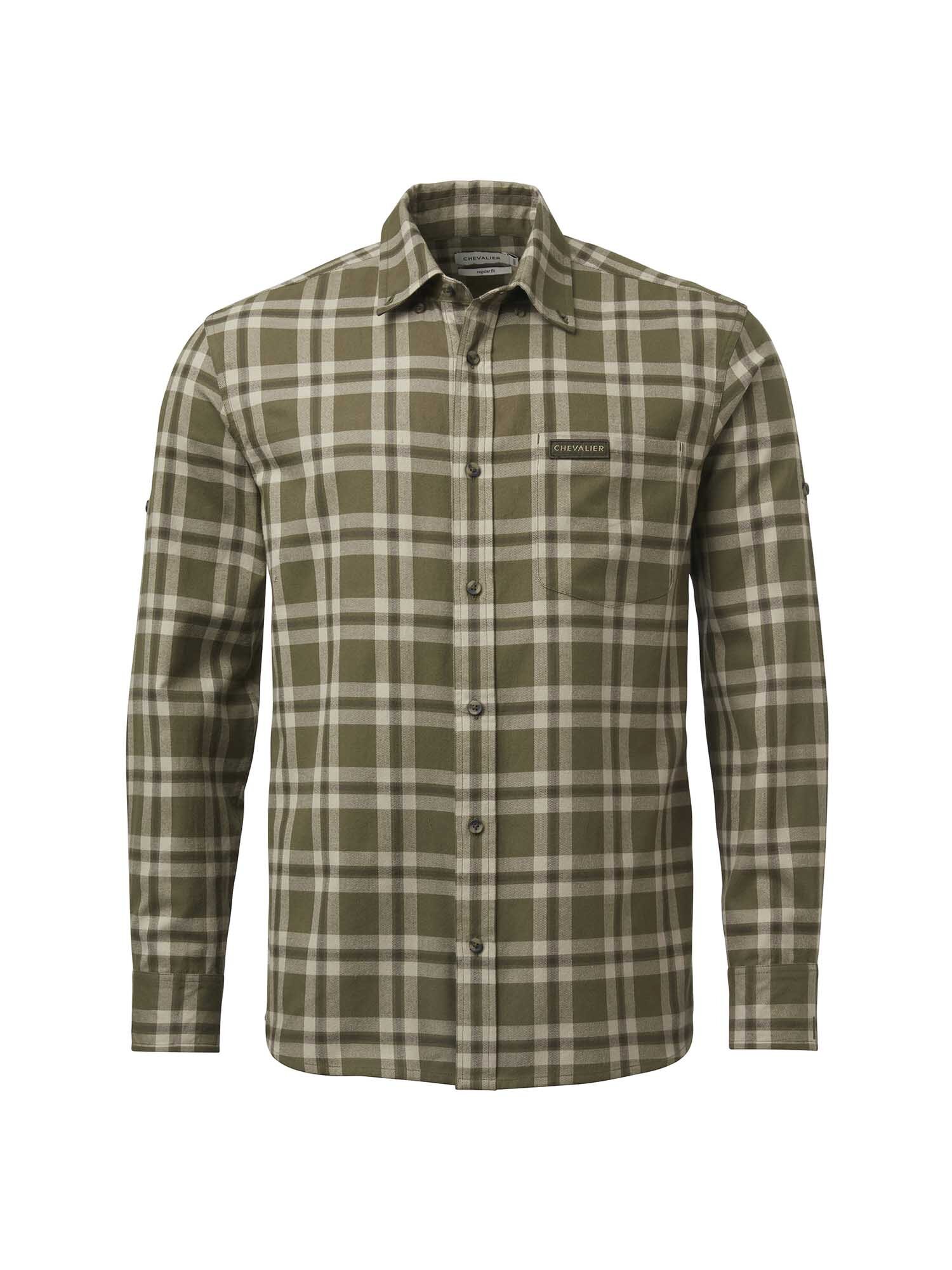 Teal Light Flannel Shirt Men