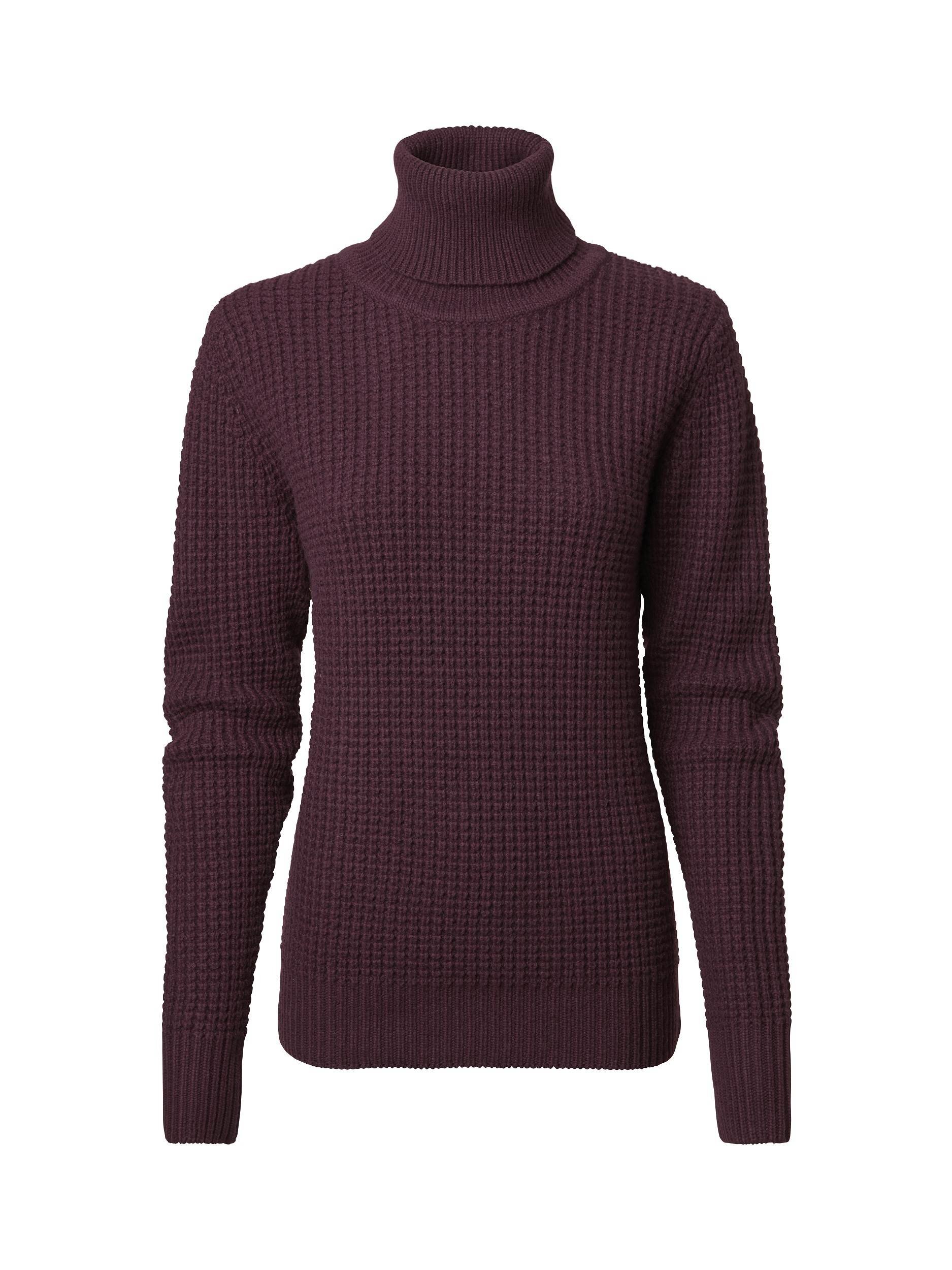 Cherry Rollneck Wool Pullover Women