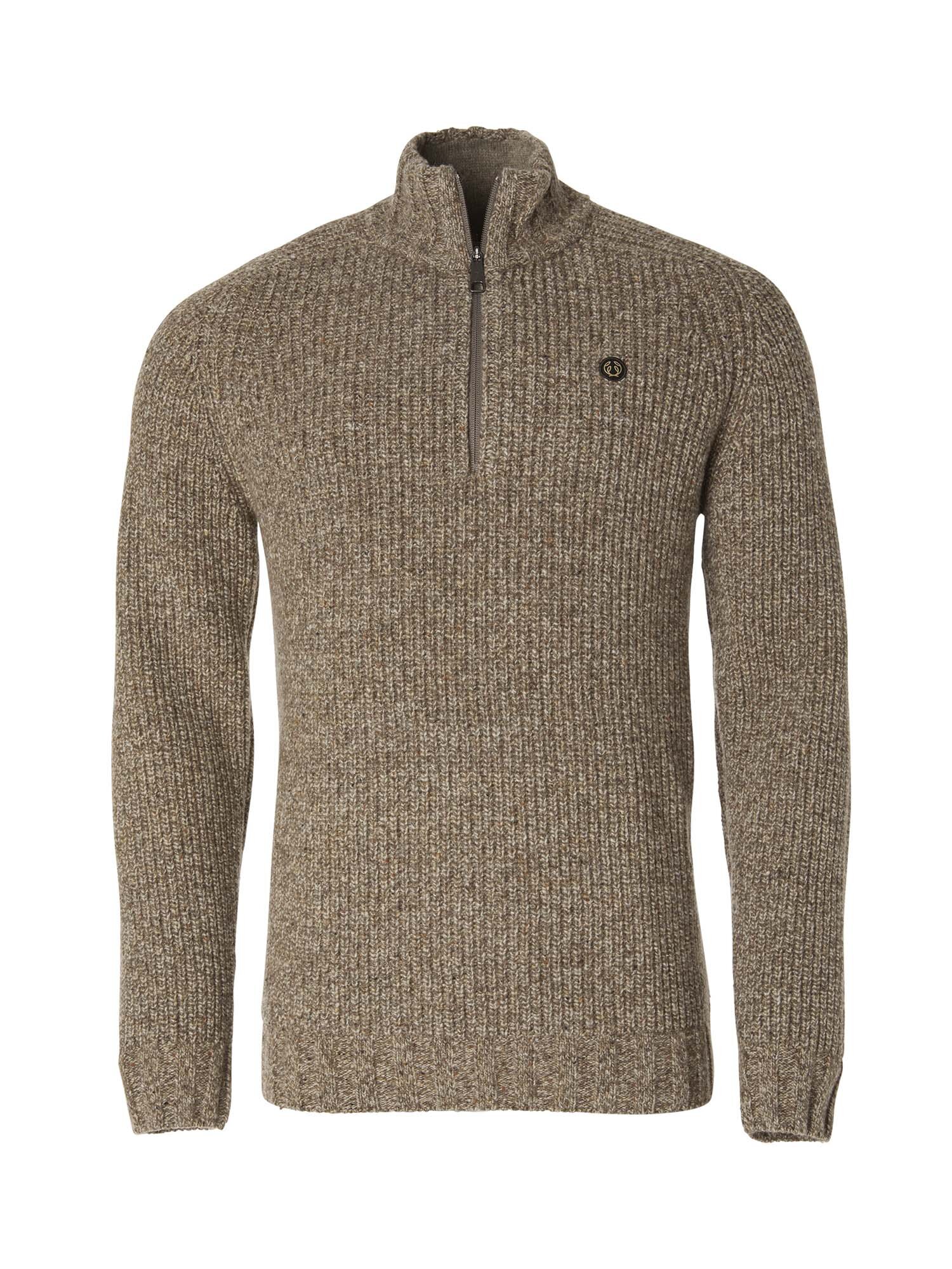 Groby Half Zip Wool Pullover Men