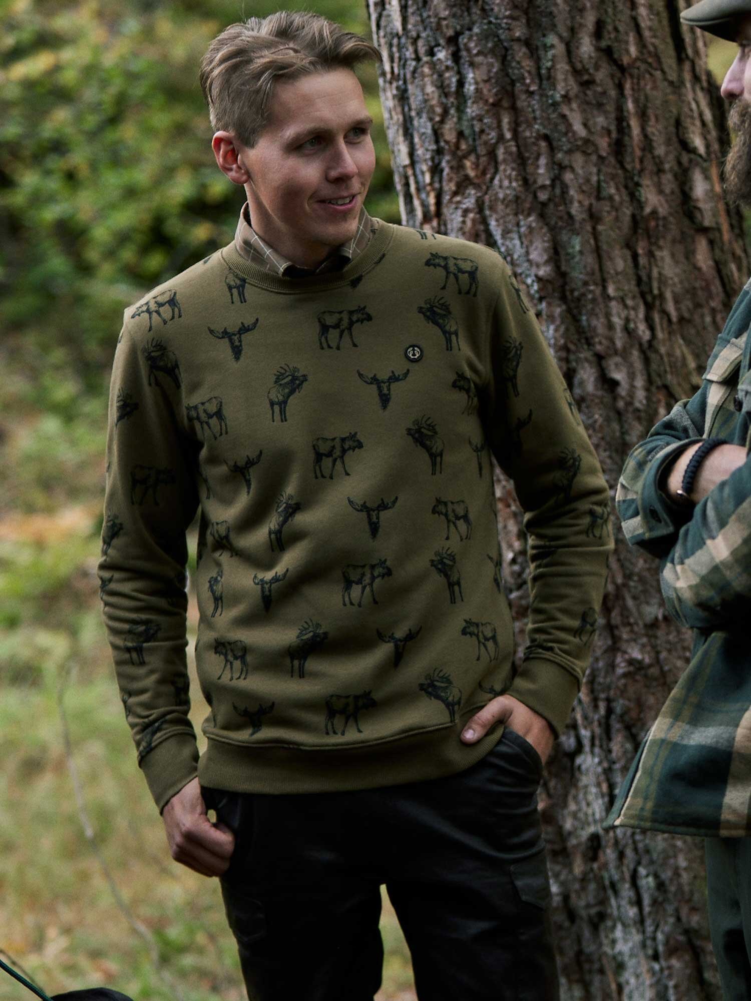 Moose Sweatshirt Men