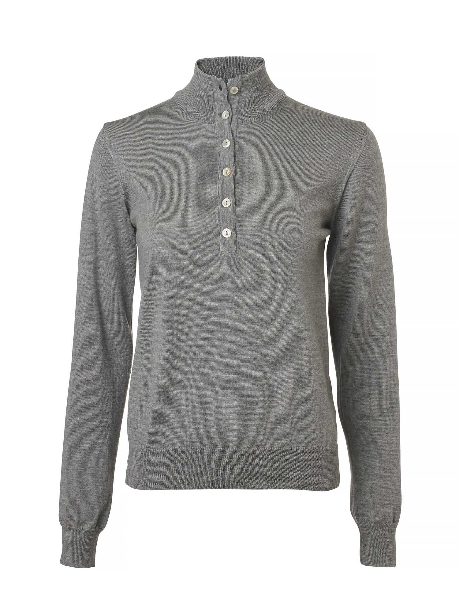 Blaise Buttoned Merino Pullover Women