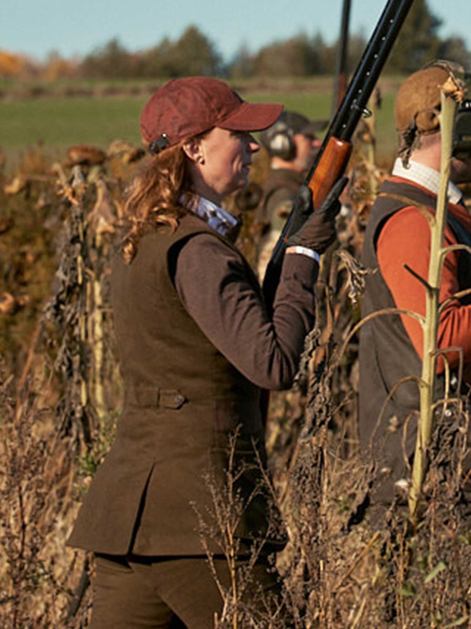 Elemore Moleskin Shooting Vest Women