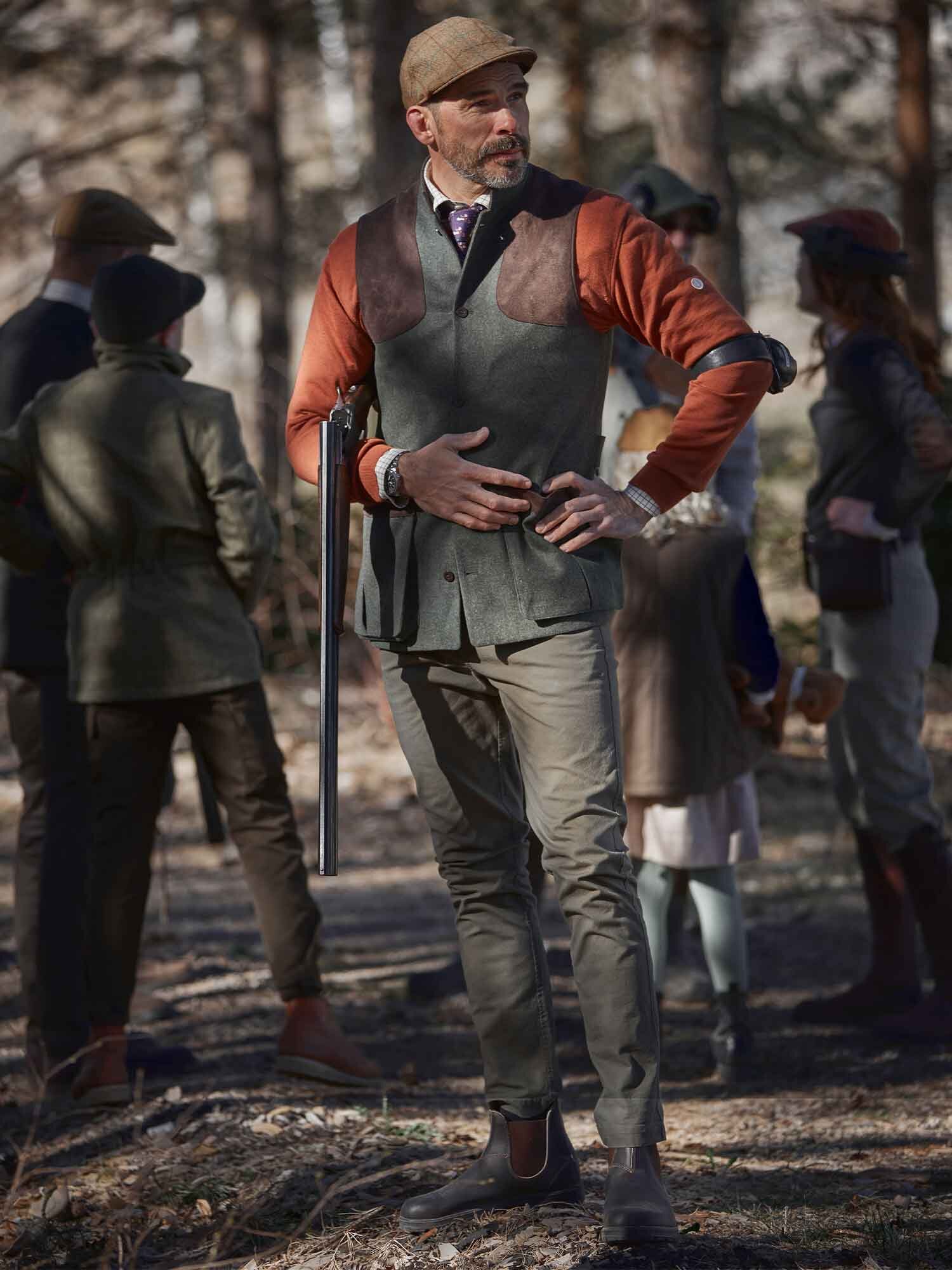 Tweed mens hotsell vest
