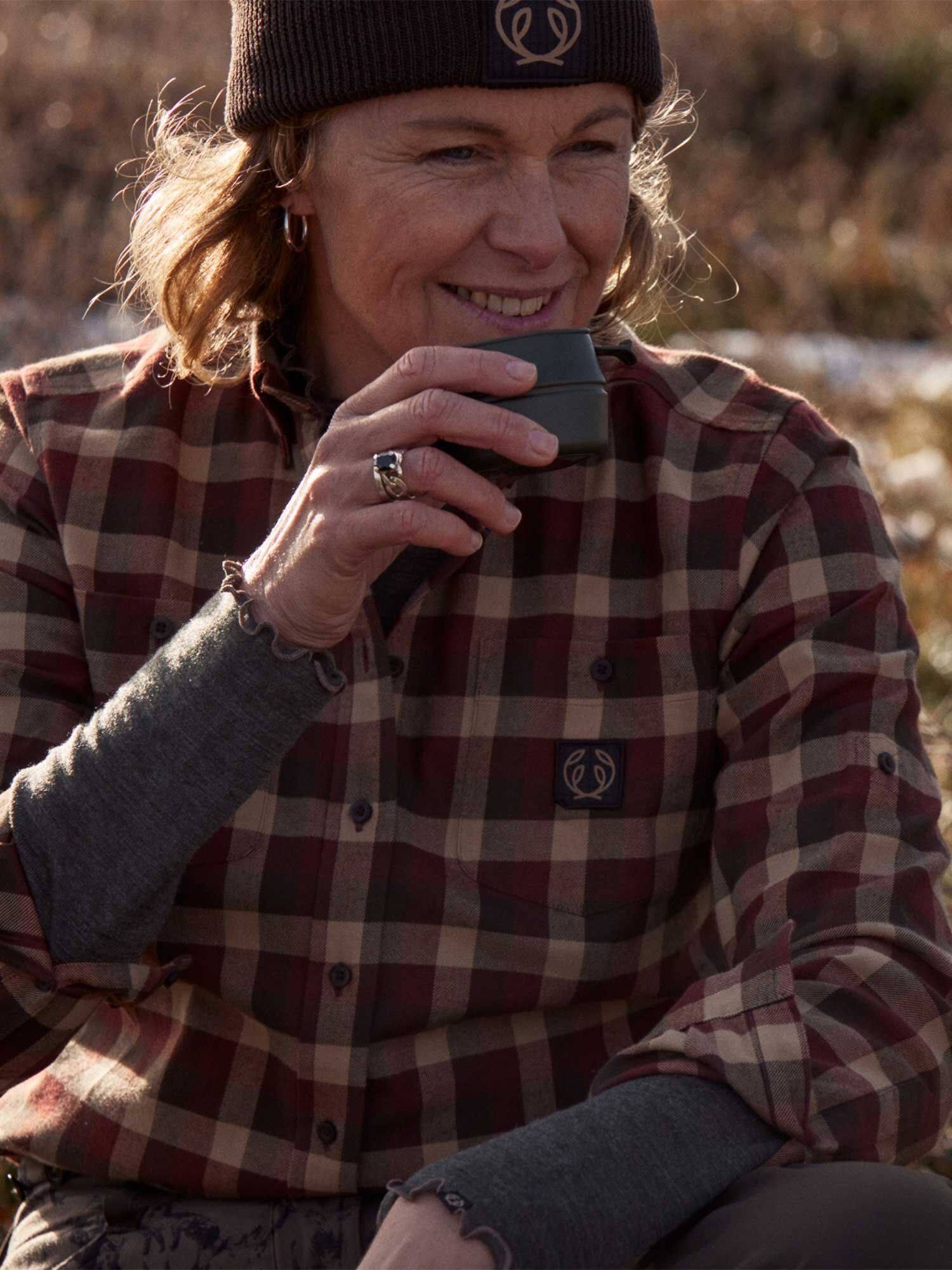 Heron Flannel Shirt Women