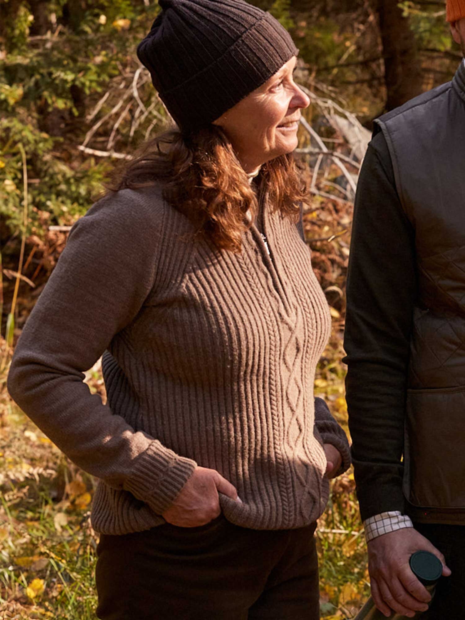 Stella Half Zip Wool Pullover Women