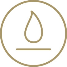 Vattenavstötande material icon
